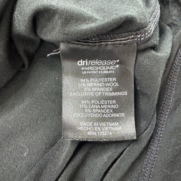 PARADOX Merino Blend Black 1/4 Zip Mens Pullover Long Sleeve Size Small Wool - Picture 4 of 7